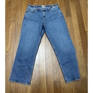 Abercrombie & Fitch The Baggy Low Rise Curve Love Women’s 32/14 Long NWT